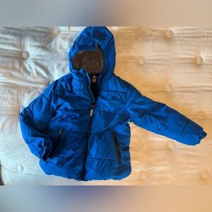 ZeroXposur Boys Winter Coat Size 8 | Heavy Fleece Lined Jacket Blue
